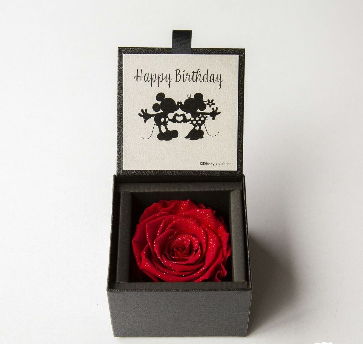 AMOROSA MODERNO Diamond Rose Disney Edition Happy Birthday NEW