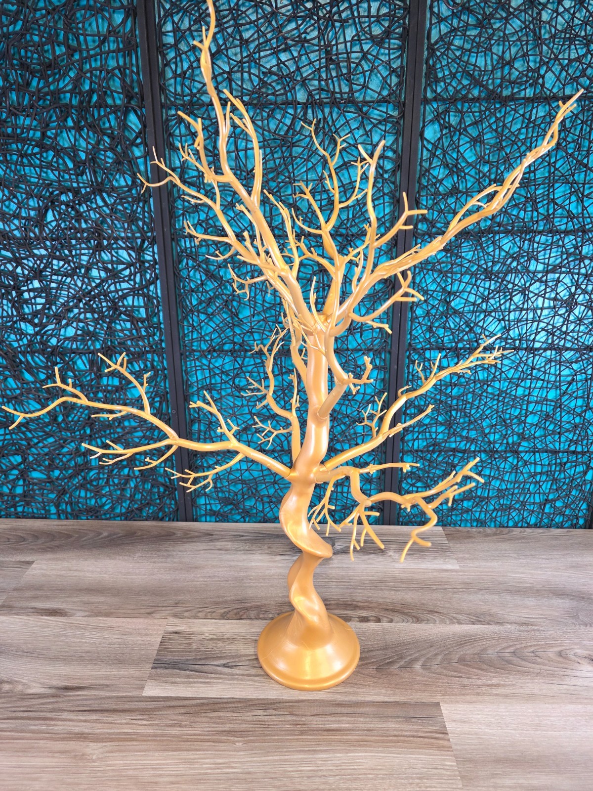 Tree Table Decoration Centerpiece 30″ Gold Plastic Holiday Party Wedding Display