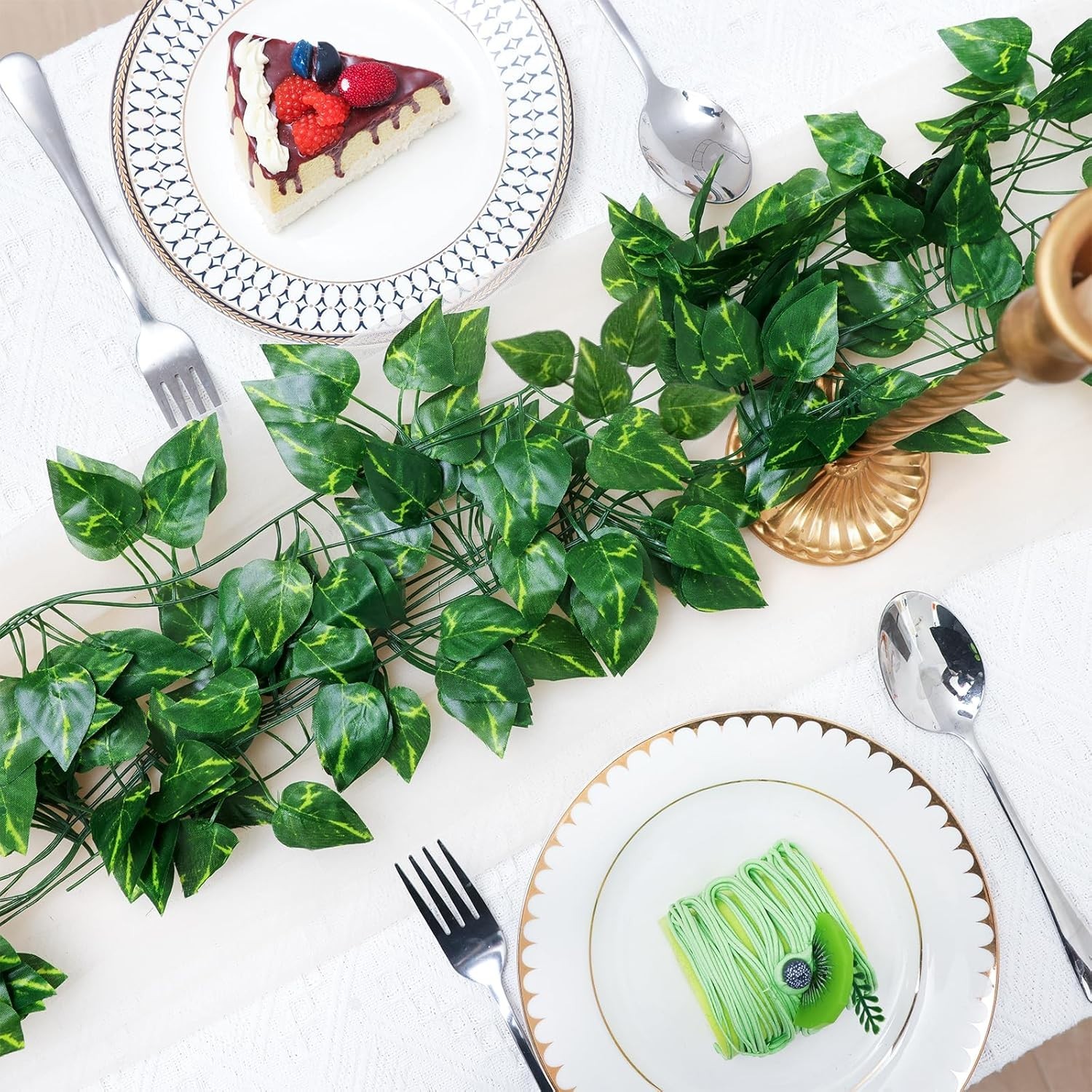 Artificial Ivy Greenery Garland 36 Pack – Jungle Theme Decor