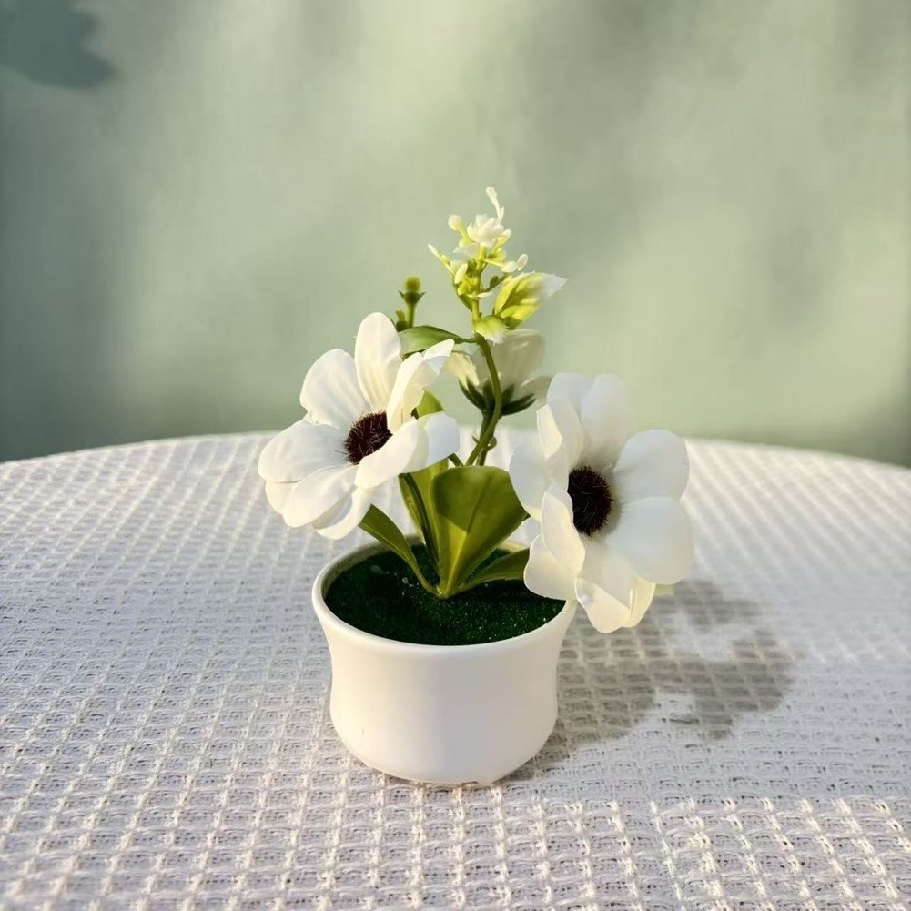 Tabletop for Decor Artificial Sunflower Sunflower Bouquet Fabric Cloth Material