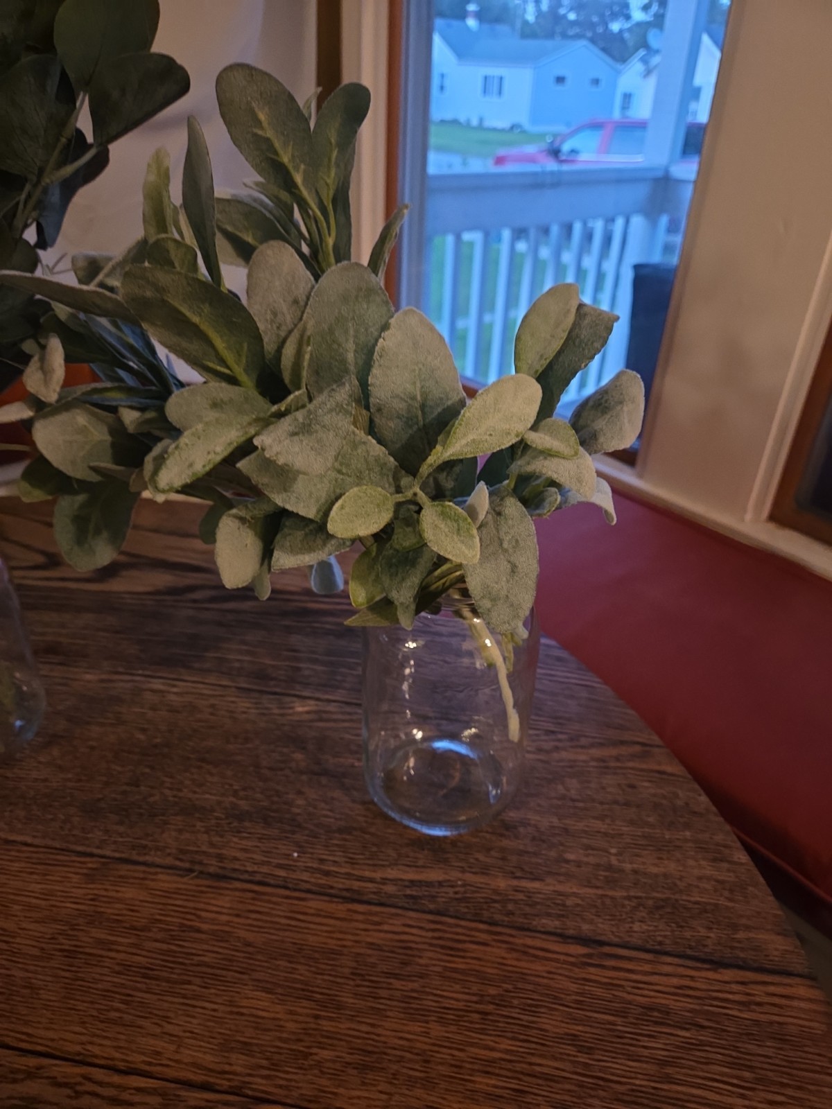 Lambs Ear And Eucalyptus Bunches And 6 Lambs Ear Garland.