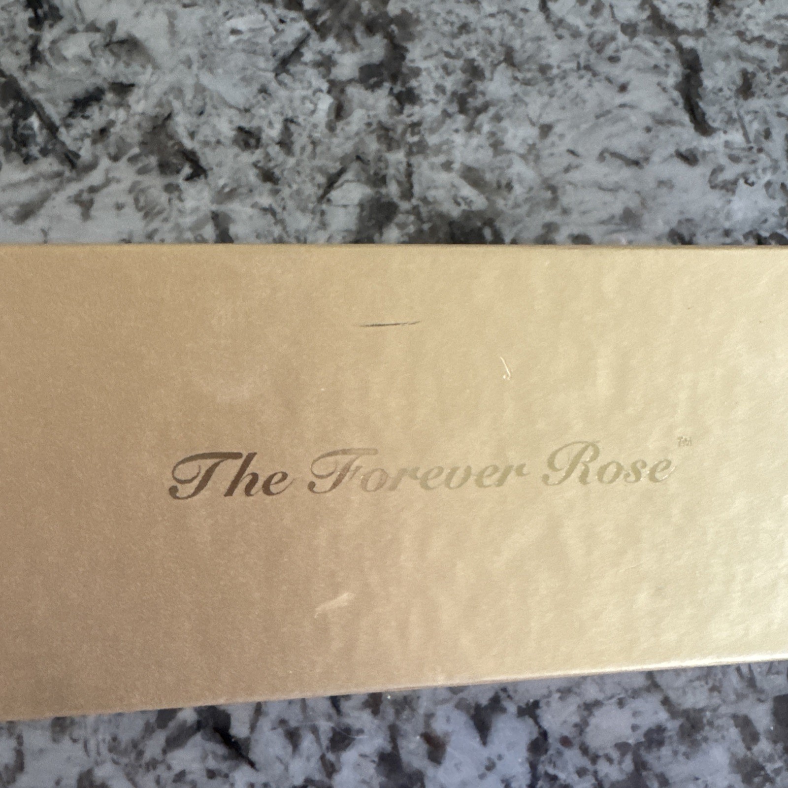 Vintage The Forever Rose 24 Kt Gold Dipped Rare Great Gift