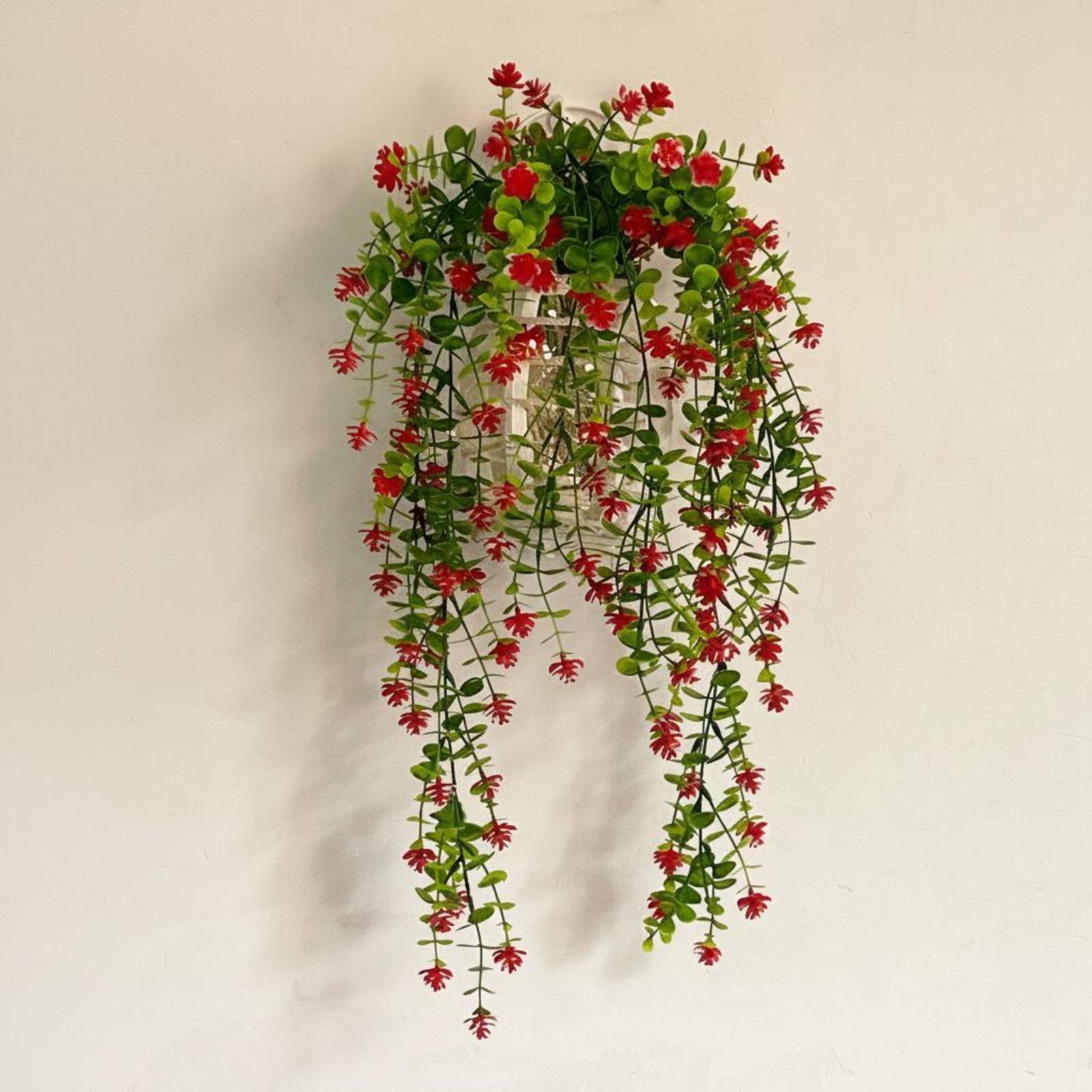 Hanging Flower Trailing Greenery Realistic Appearance Artificial Eucalyptus