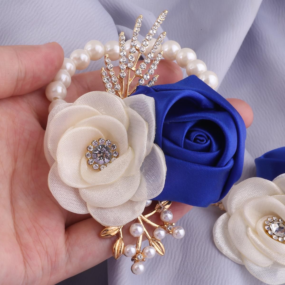 Bride Bridesmaids Rose Wrist Corsage Girls Ladies Accessories,Wrist Flower fo…
