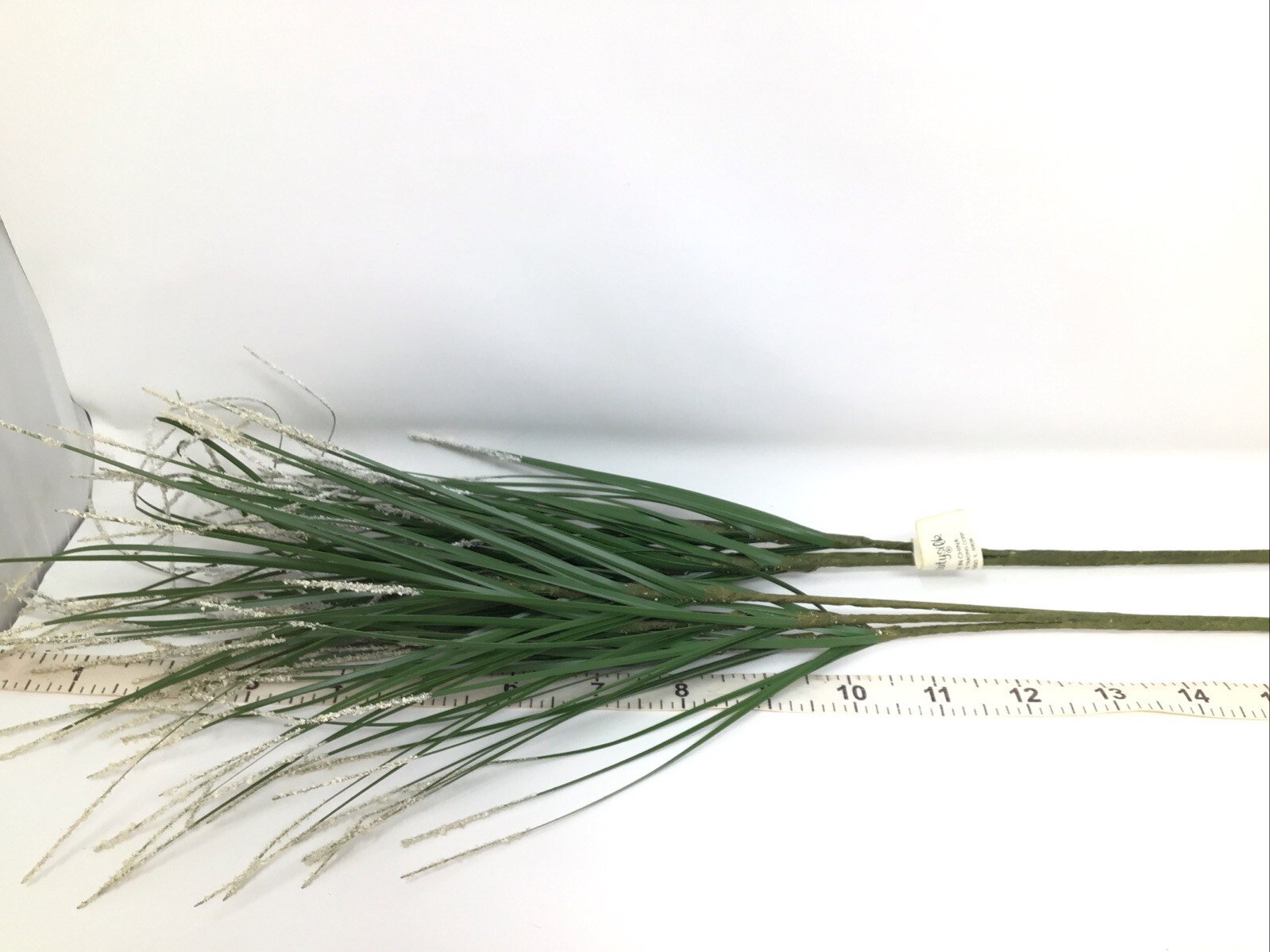 Onion Grass Floral Pick Green 2 Flocked Picks 26” 1 Pick 22” Lot Of 3 Vintage