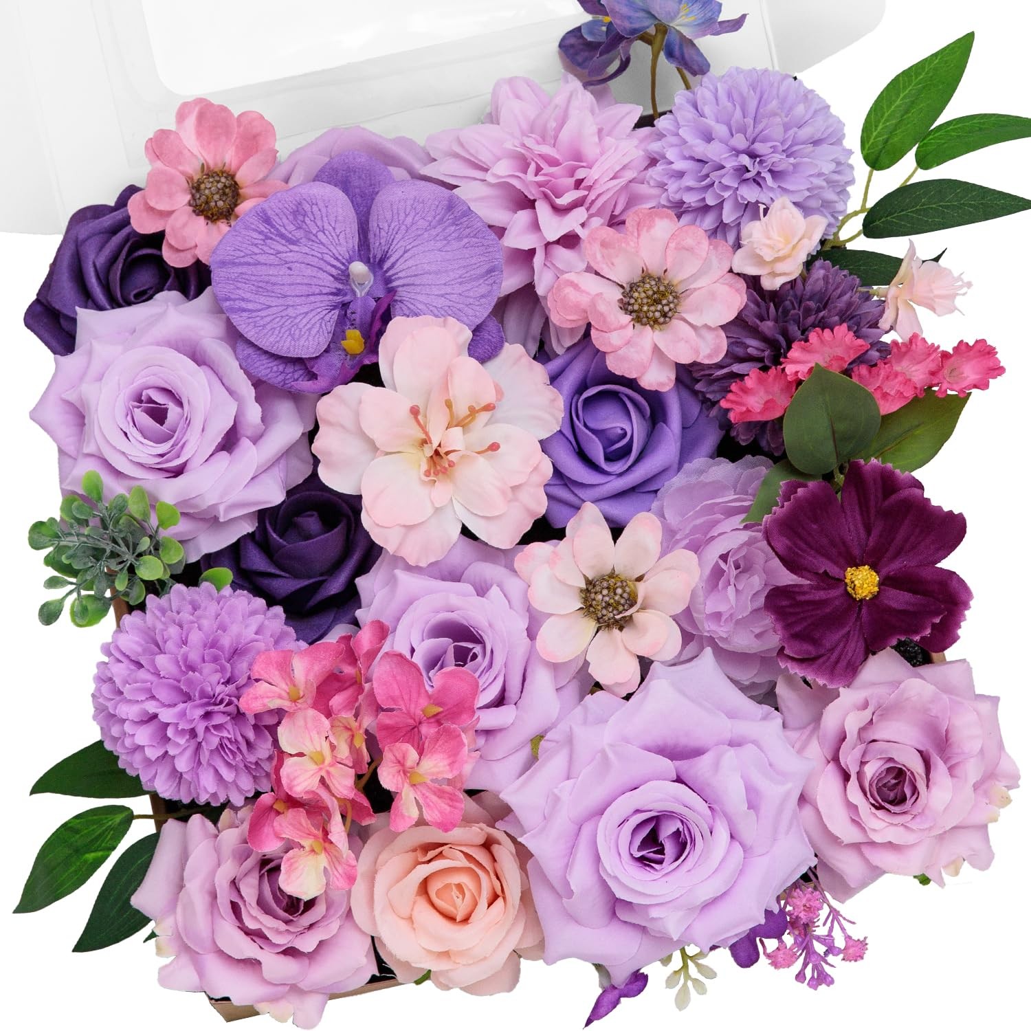 Artificial Flowers Blush Peony Dahlia Bulbous Chrysanthemum – DIY Floral Decor