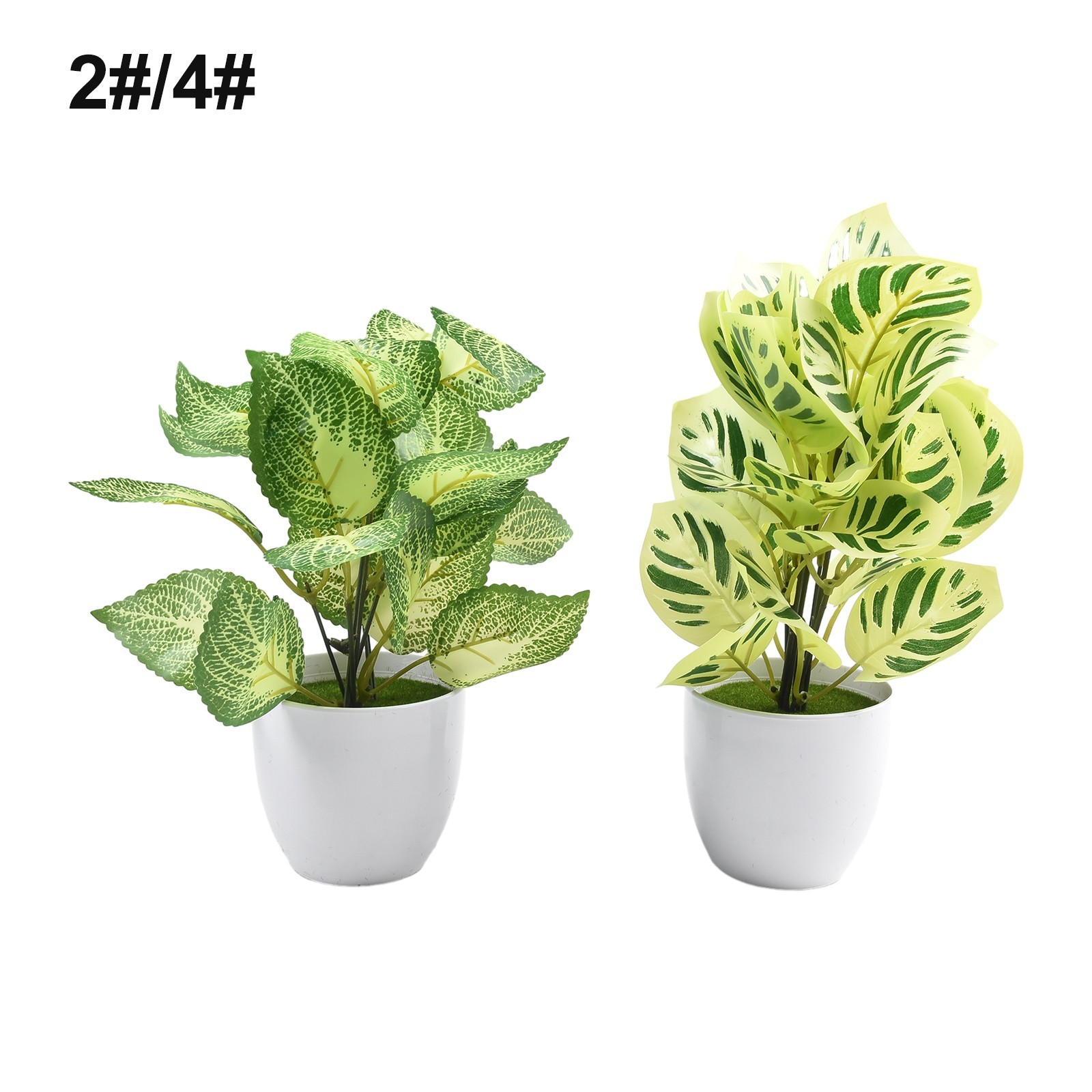 Artificial Flower Foliage Plant With Pot Bonsai Potted Office Home Garden Decor