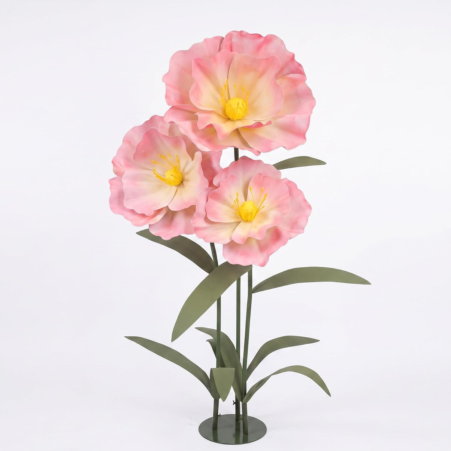 5.6 Ft Giant Artificial Flowers for Decoration, Waterproof EVA Big Artificial Fl