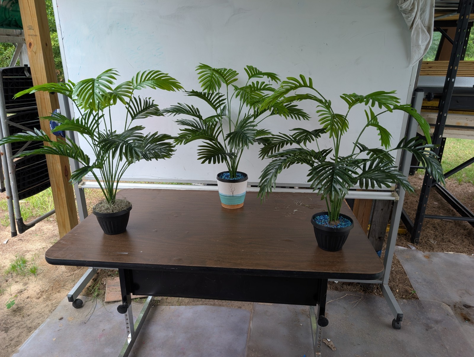 Artificial Palm Plants In Pot/ Office Decor/