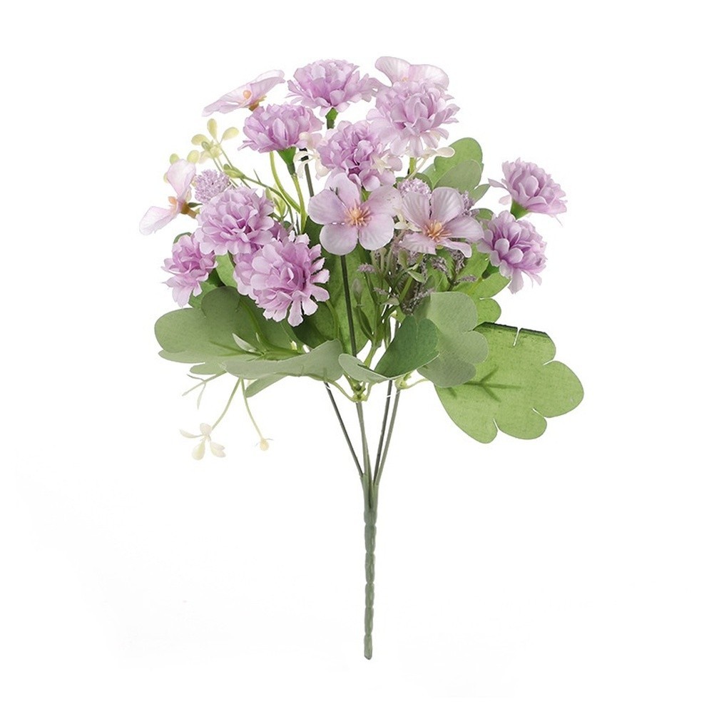 Artificial Silk Chrysanthemum Bouquet Ball for Wedding Home Decor 30x20cm Size