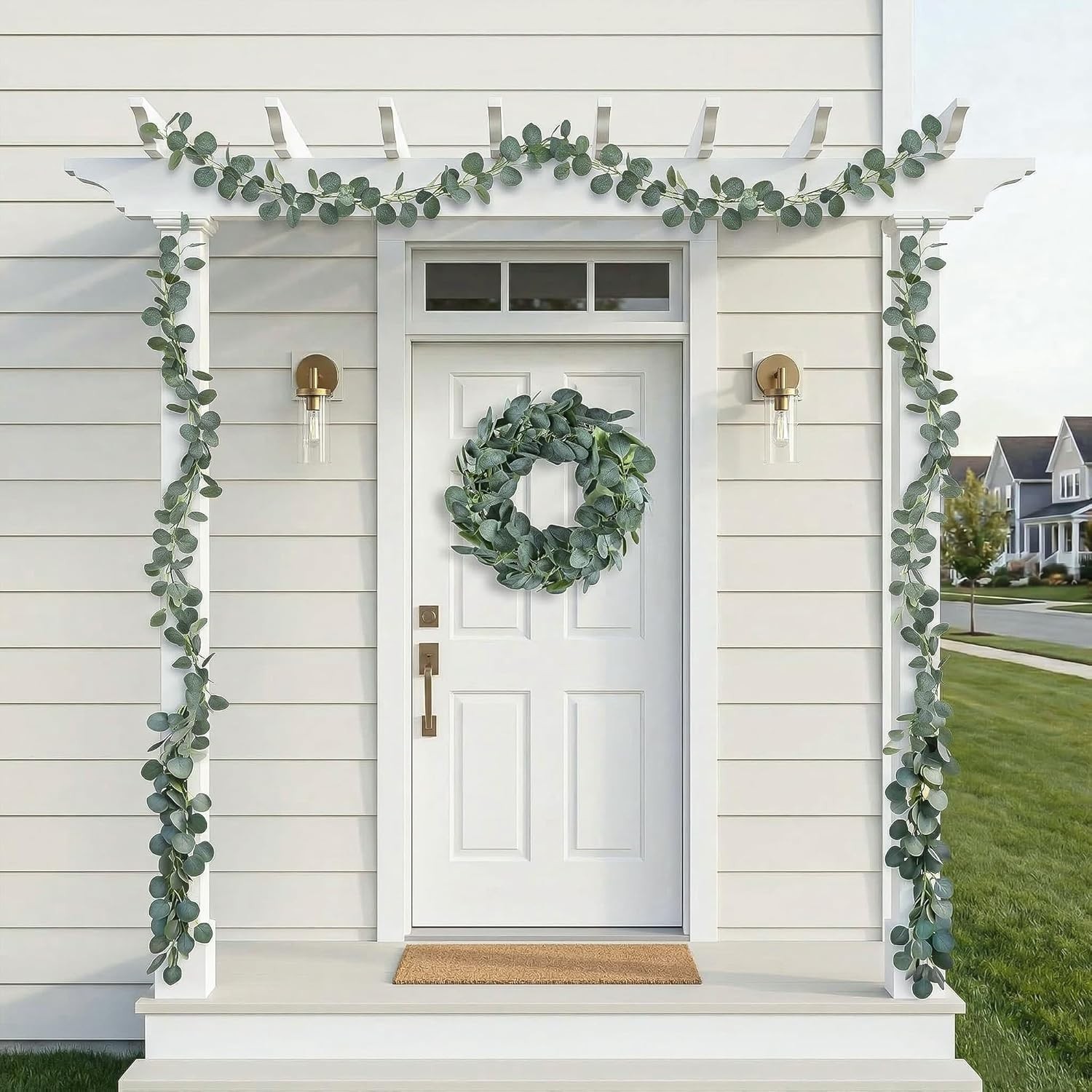 Anyfire 2 Pack 12ft Eucalyptus Garland