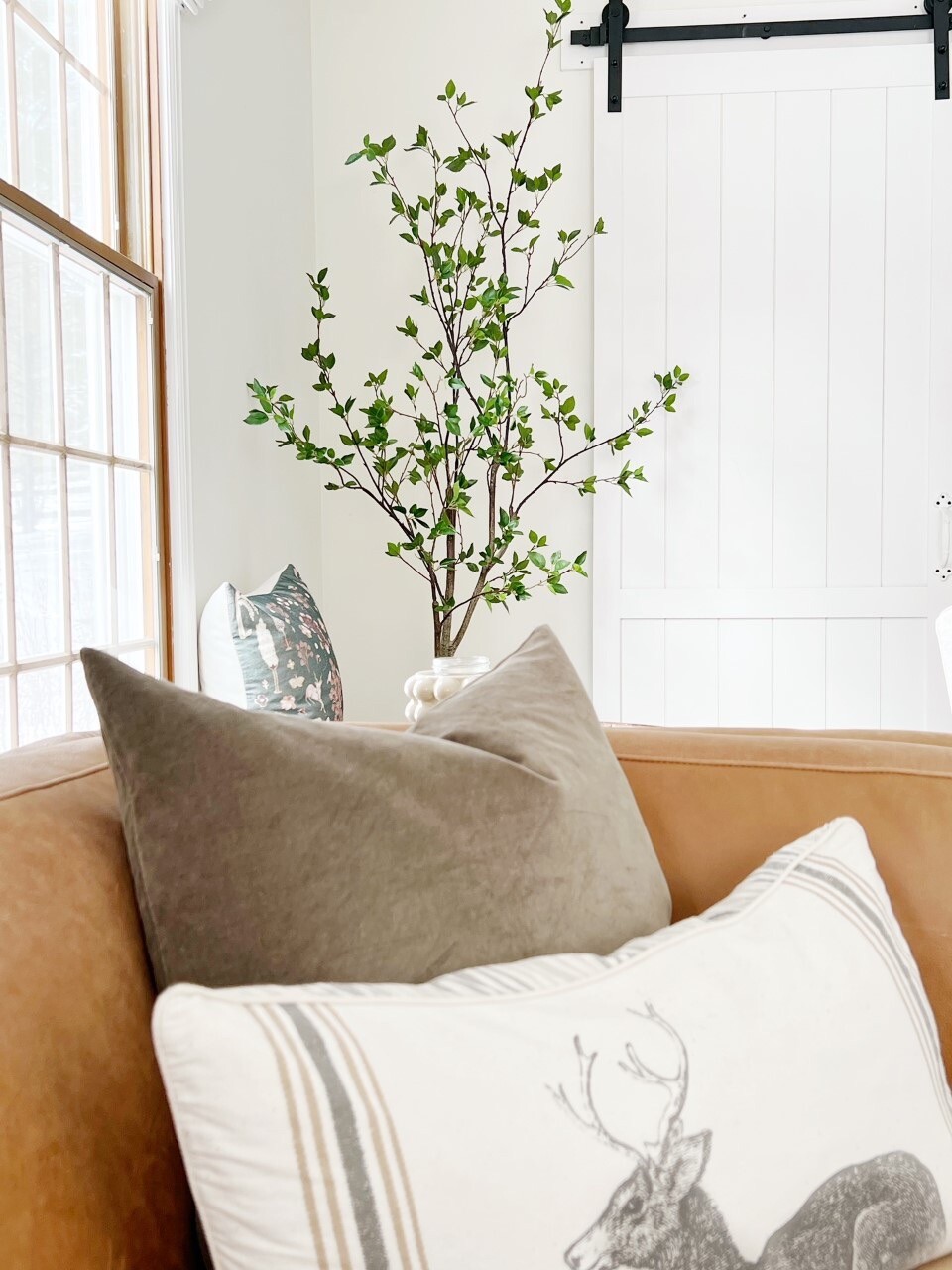 6.5’ Artificial Citrus Minimalist Tree Home Decor. Retail $248