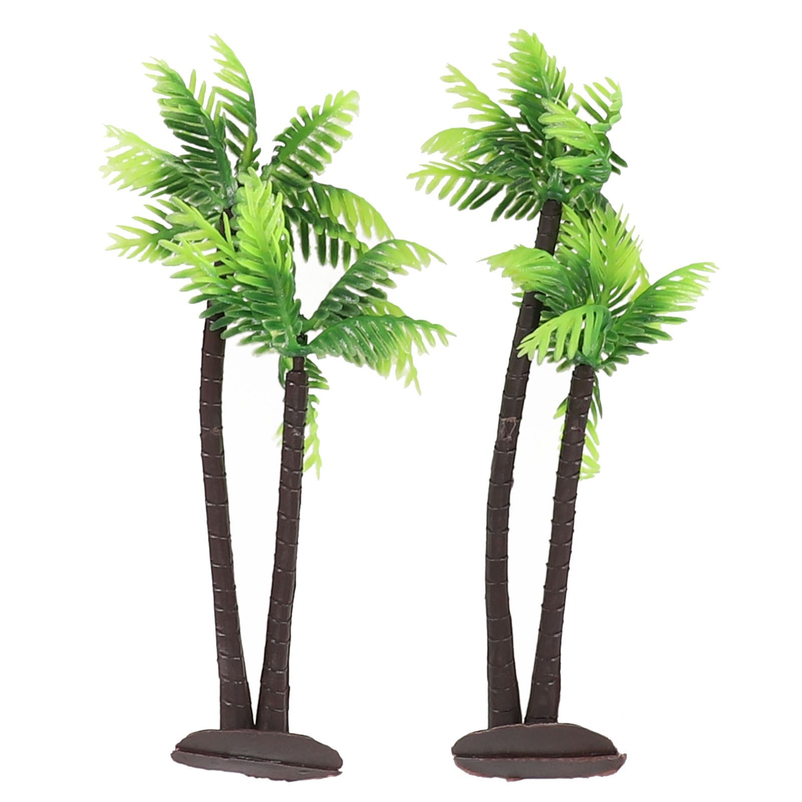 Artificial Coconut Palm Tree Plant Bonsai Realistic Miniature Home Decoration