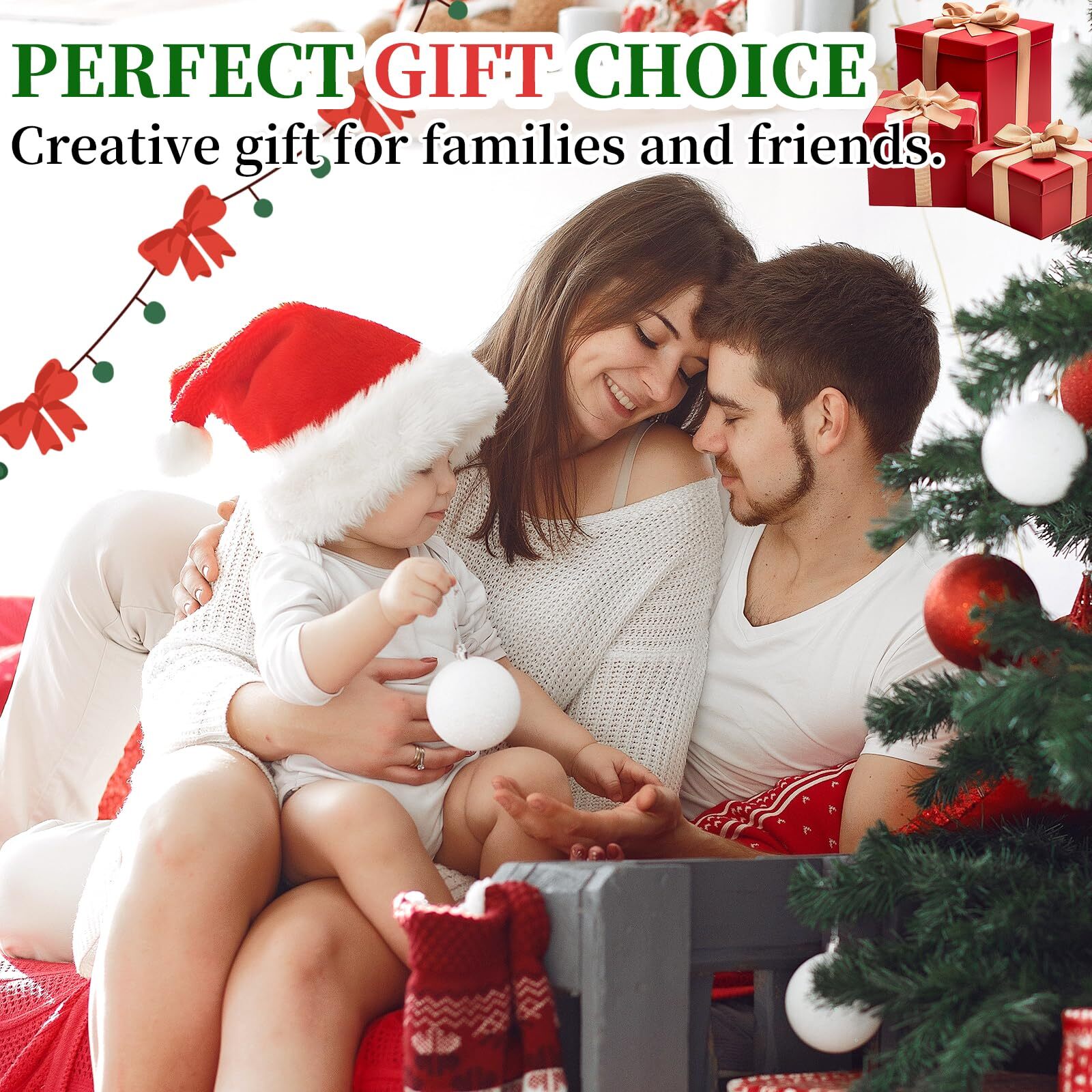 12pcs Christmas Norfolk Pine Stemsreal Touch Artificial Norfolk Pine Branches Fo