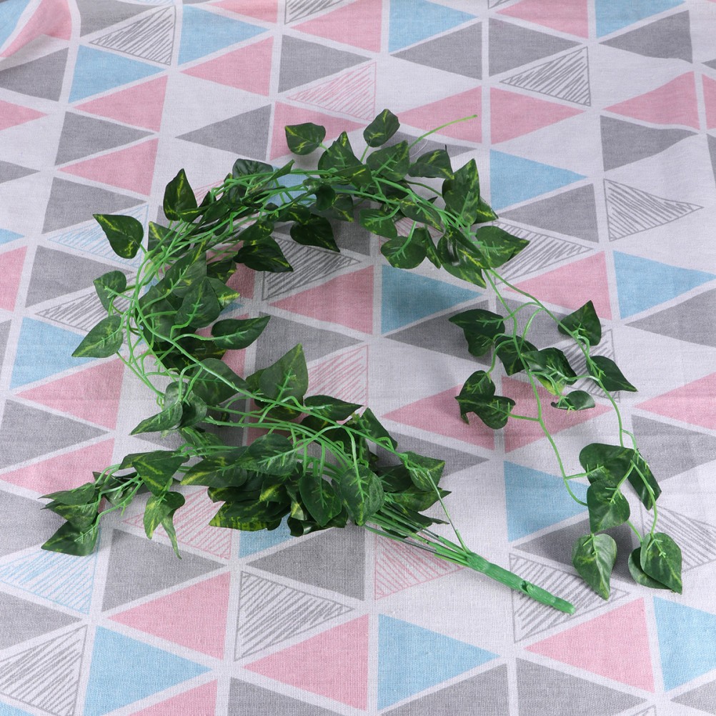 Hanging Vines for Bedroom Fake Plant Set Leaves Decor Scindapsus