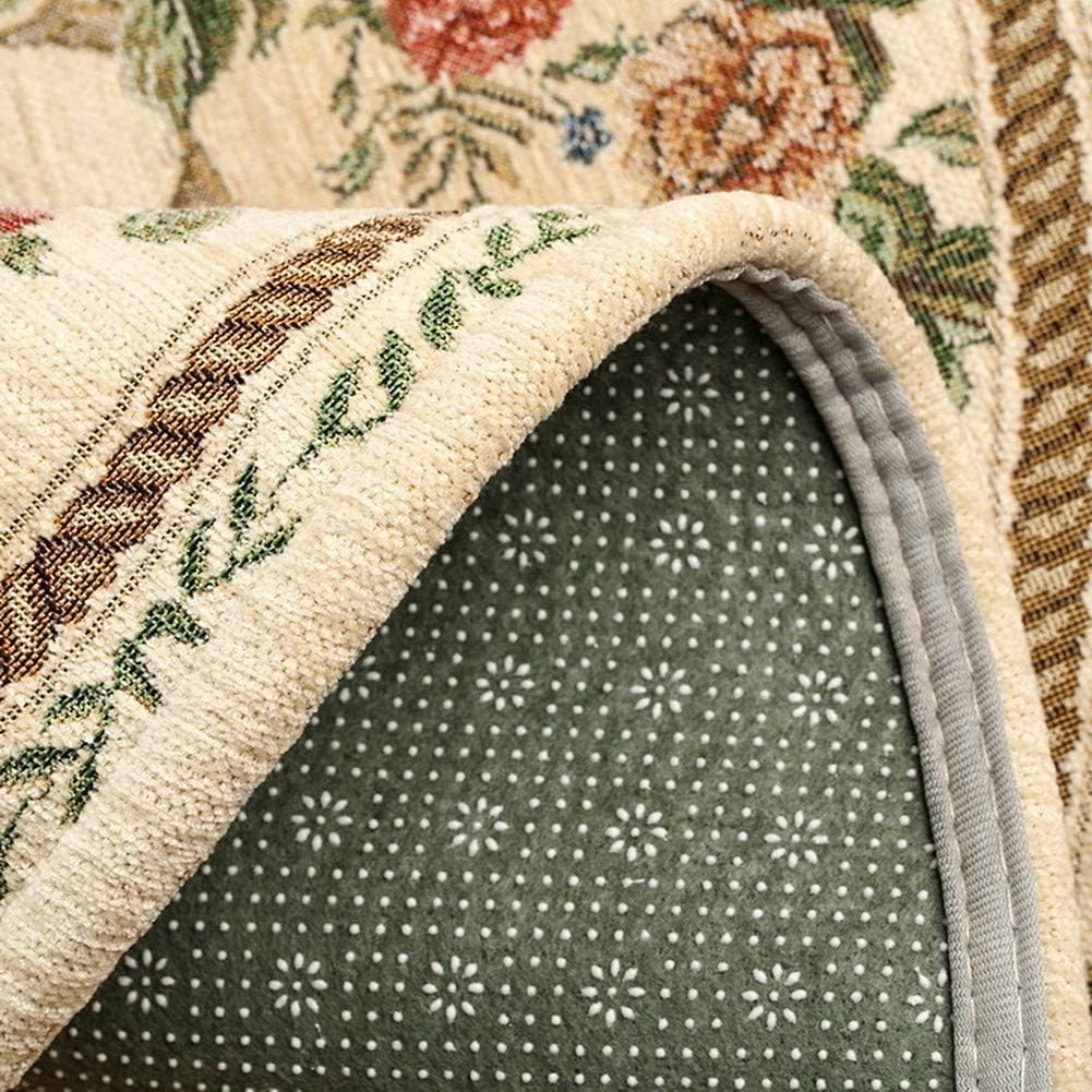 Elegant Rustic Floral Doormat – Washable, Non-Slip Floor Rug for Home