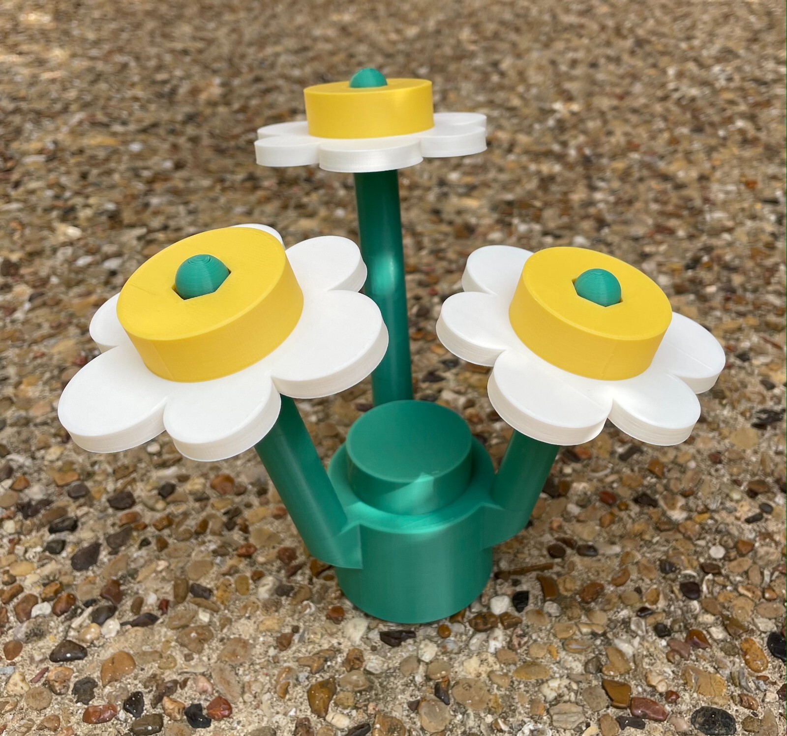NEW Large Scale Building Bricks Flowers Jumbo Size Floral Bouquet 3D Printed NEW