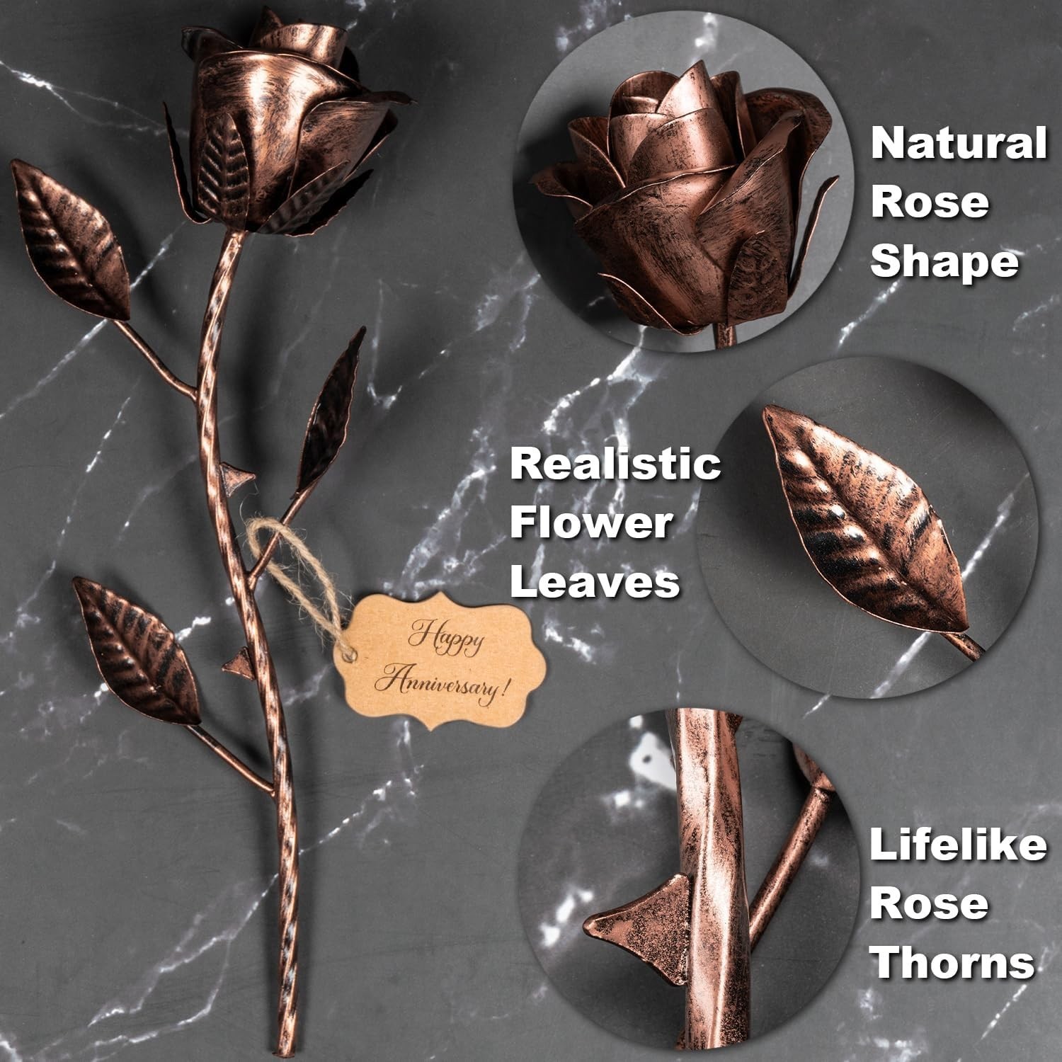 7 Year Anniversary Copper Gift for Her – Copper Gift for Wife 7th Weeding Ann…