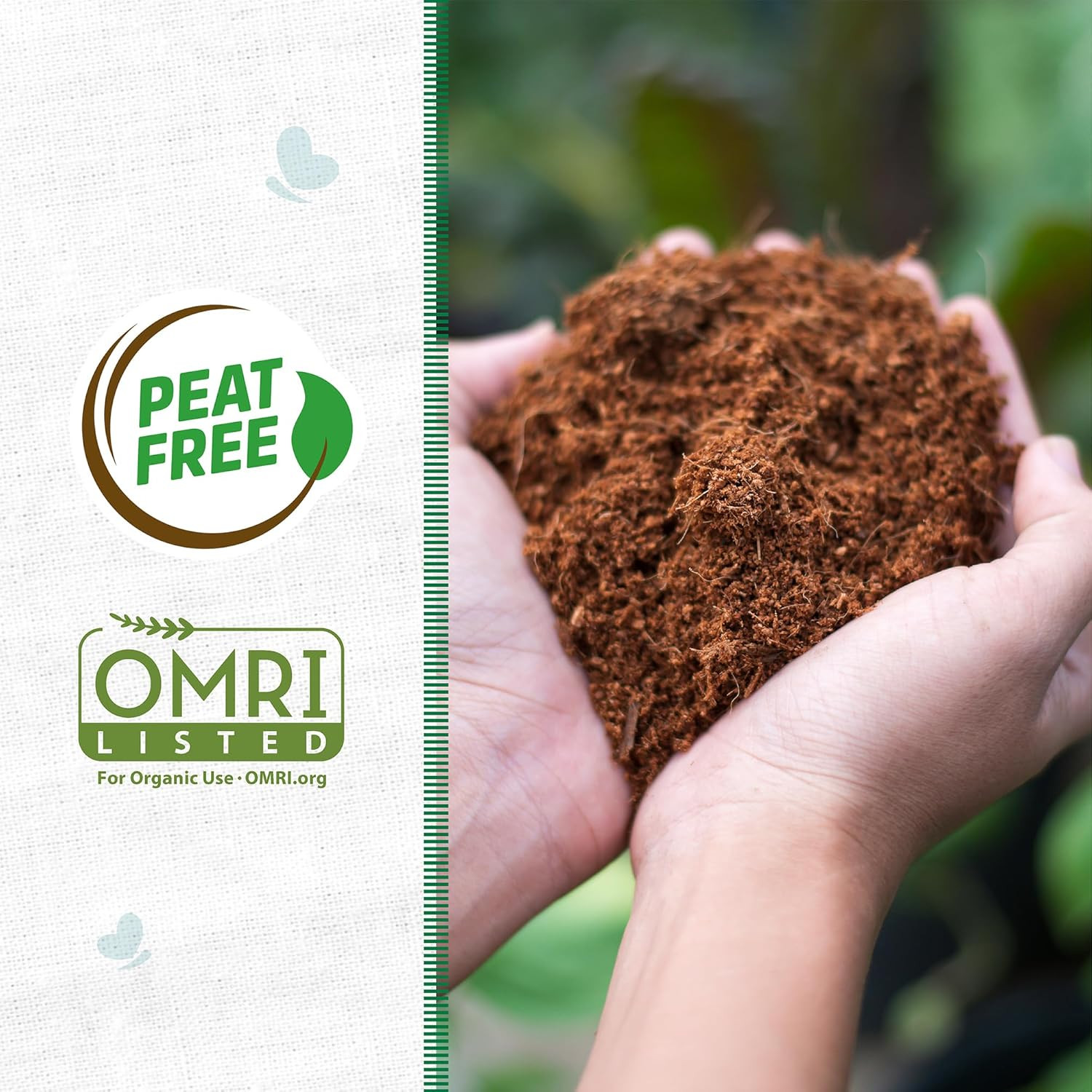 Back to the Roots Organic Coir, 51 Quart Expanding Soil, Great for Seeds