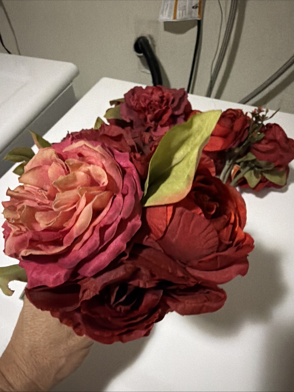 ASHLAND FALL 6 BOUQUET SET ROSS & RANUNCULUS Bouquet Home Party Decor