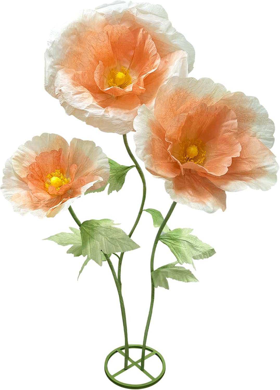 Giant Champagne Artificial Flowers for Weddings & Events – Stunning Decor