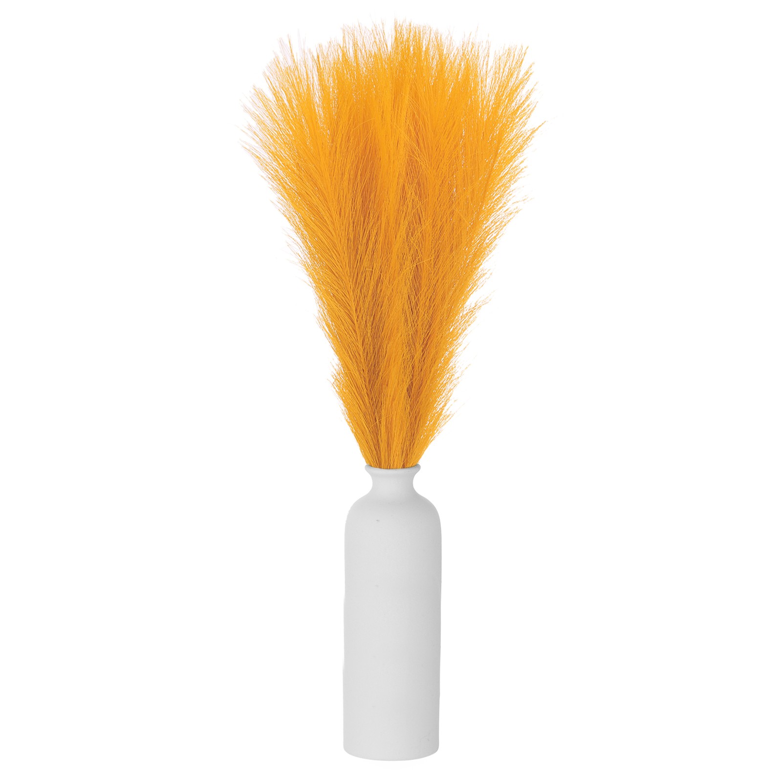 30PCS Faux Pampas Grass Decor, 17″/43cm Artificial Fluffy Grass Stems, Gold