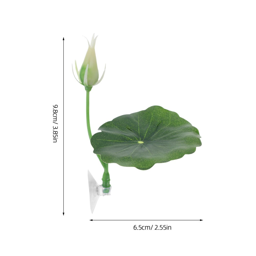 2Pcs Betta Fish Rest ABS Plastic Leaf Bed Aquarium Breeding Hide Leaf Green