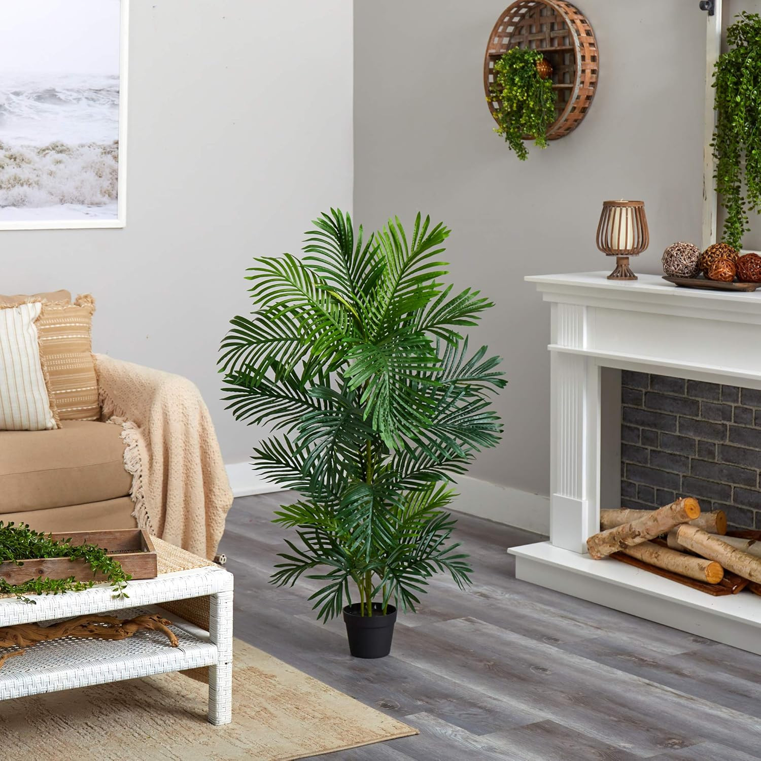 4Ft UV Resistant Areca Palm Tree – Perfect for Indoor & Outdoor Decor