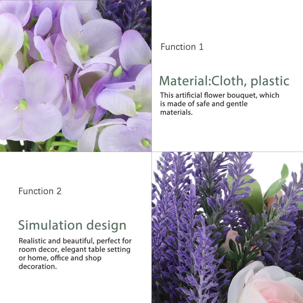 Table Decorations Artificial Flower Flowers for Wedding Roses Bouquet