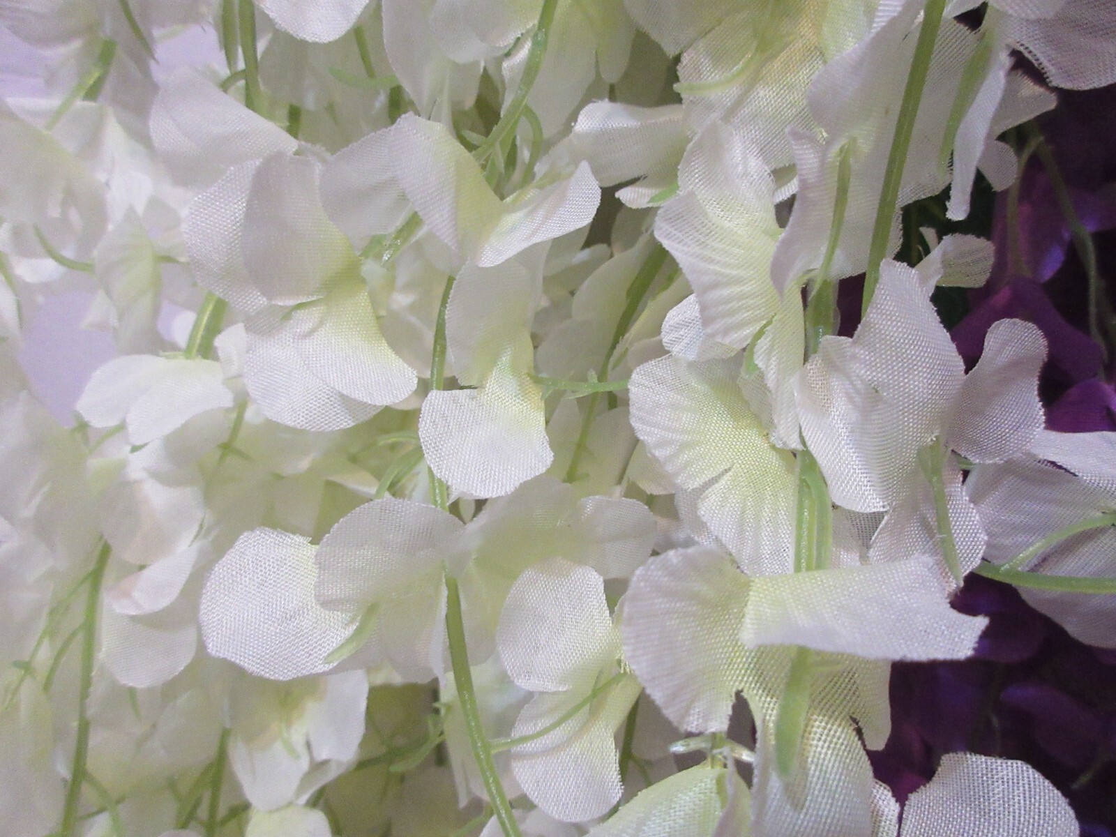 Serwalin Wisteria Hanging Flowers 12 Pack Artificial Flowers 3.75 Feet Fake Wis