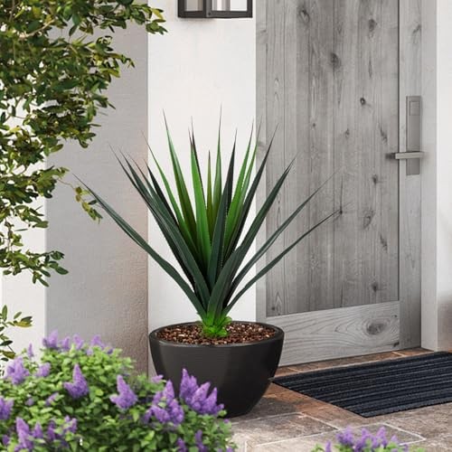 Realistic Agave Plant Artificial, Spiked Succulent Faux Agave Plants, 3FT 1