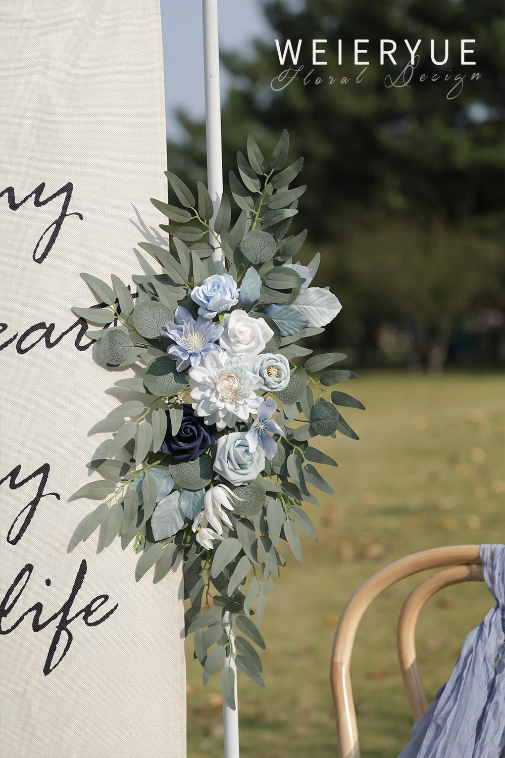 Artificial Wedding Arch Flowers Kit(Pack of 2) for Wedding Arch, Bridal Showe…