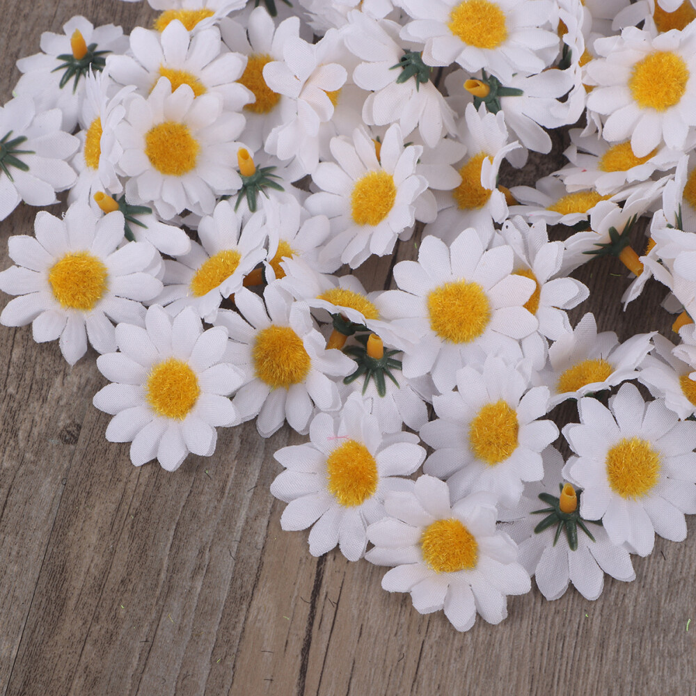 Daisy Flowers Heads DIY Beautiful Gerbera Head for Baby Shower Party Decoration