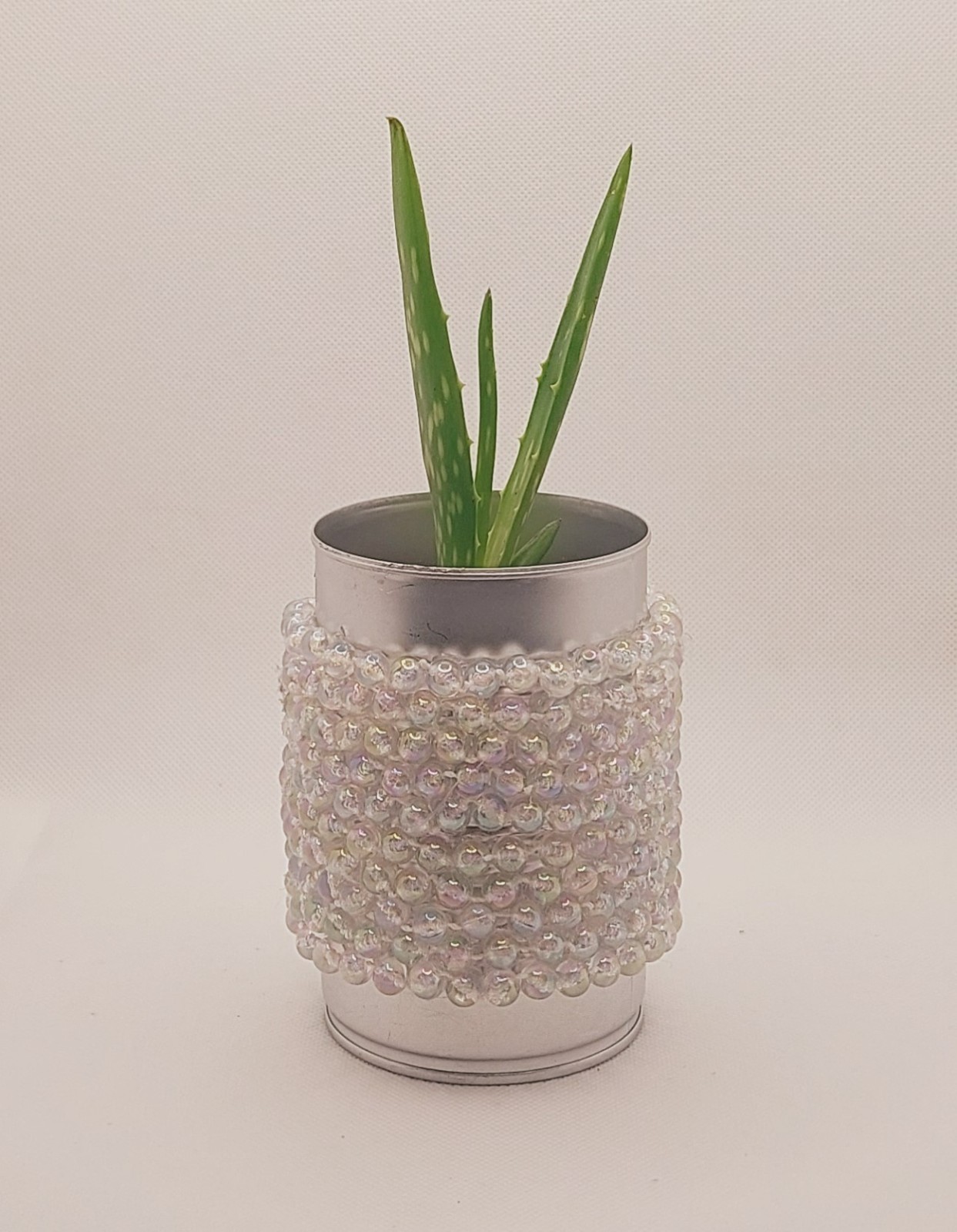 Silver Planter (PlH) for Indoor or Outdoor Use (Plant Not Included)