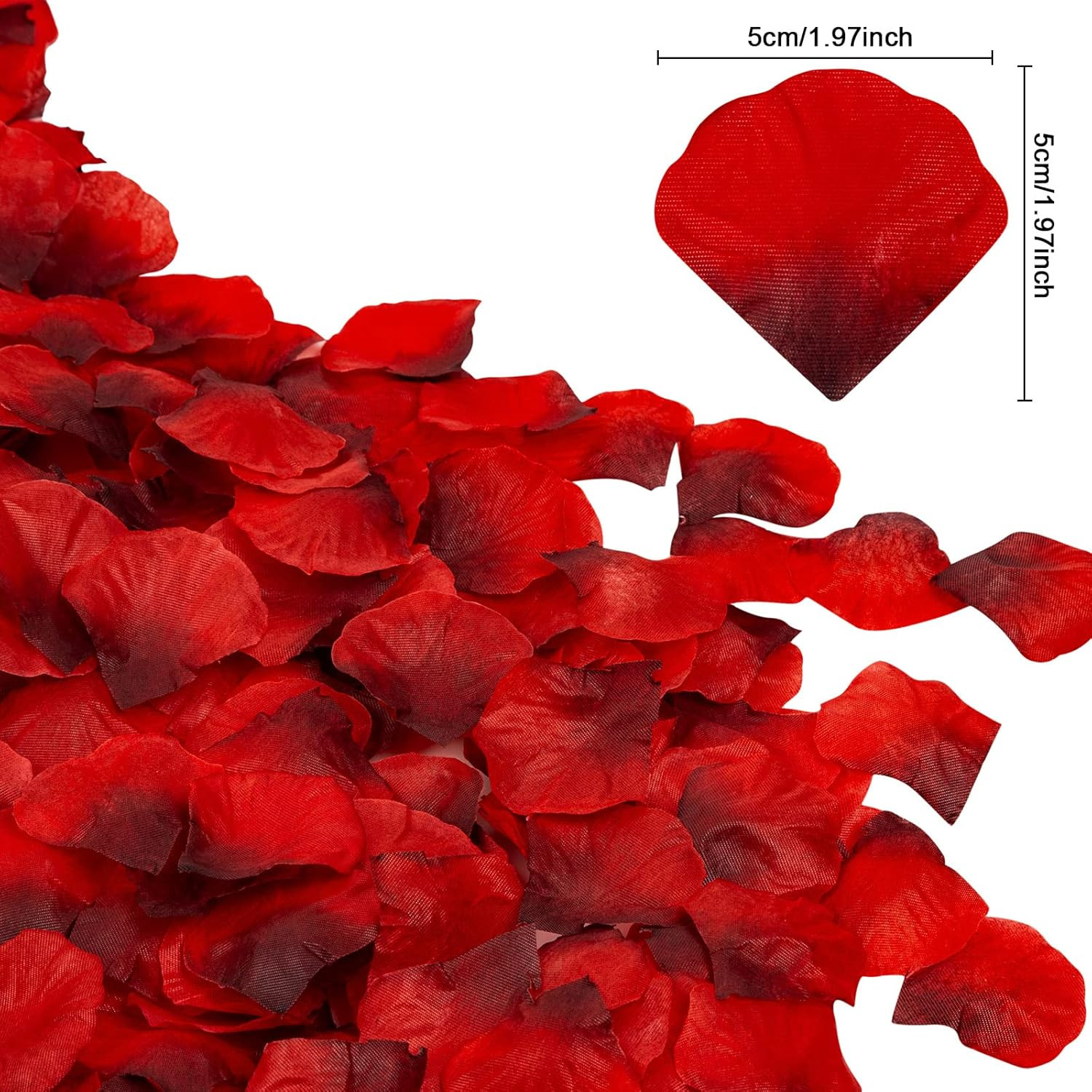 Ouddy Decor 5000 Pcs Rose Petals Artificial Flower for Valentine’S Wedding Decor