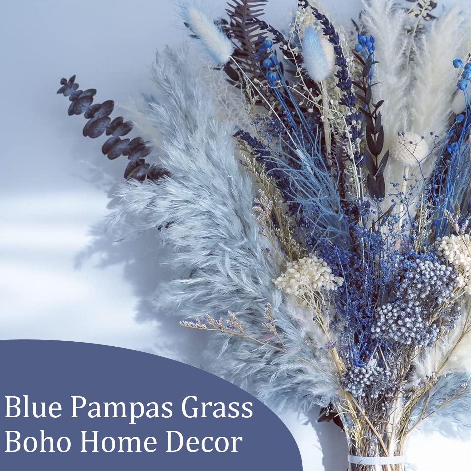 Natural Dried Pampas Grass Bouquet(No vase),Dried Flowers Pampas Grass Decor …
