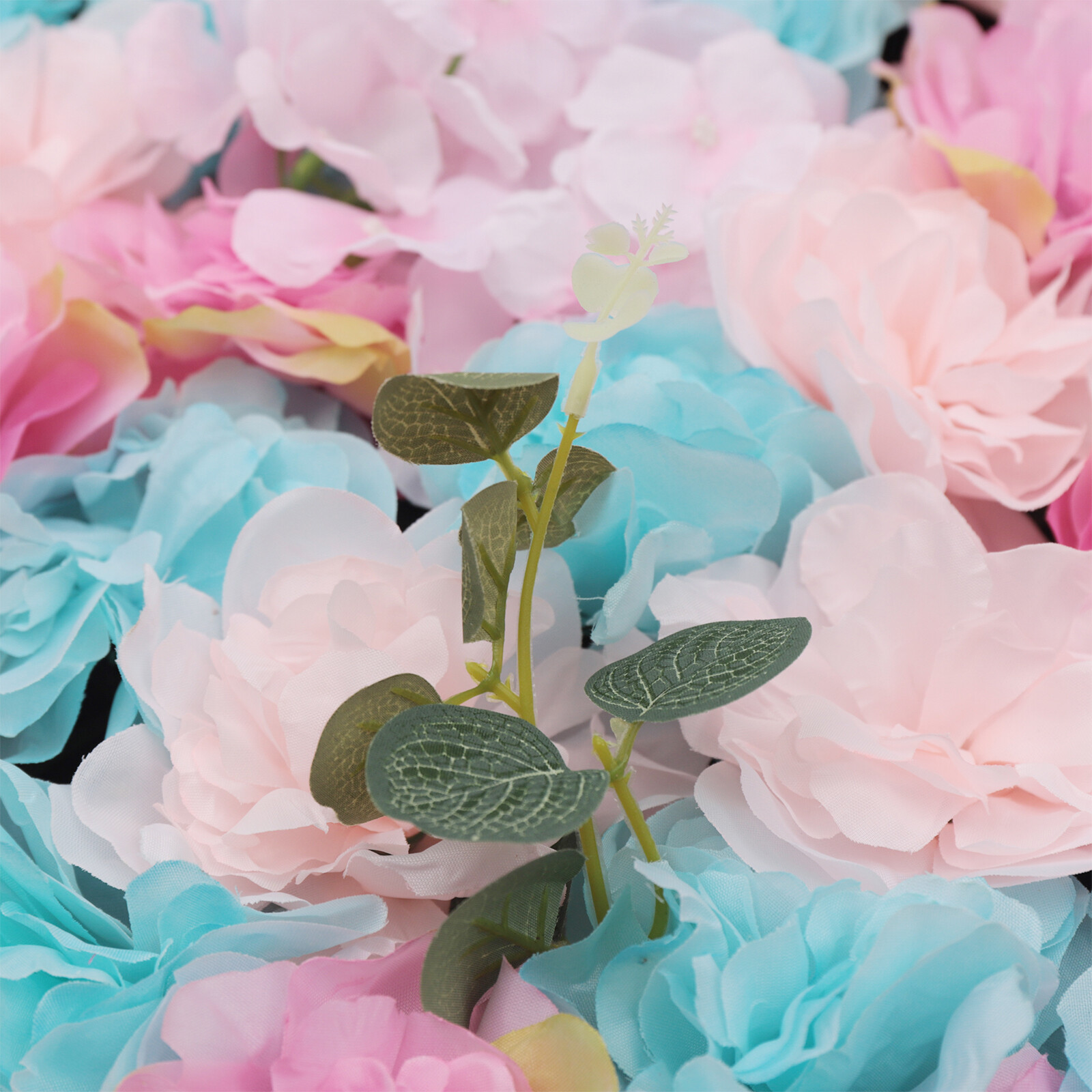 12x Artificial Flower Wall Rose Panel Floral Wedding Backdrop Decoration 60*40cm
