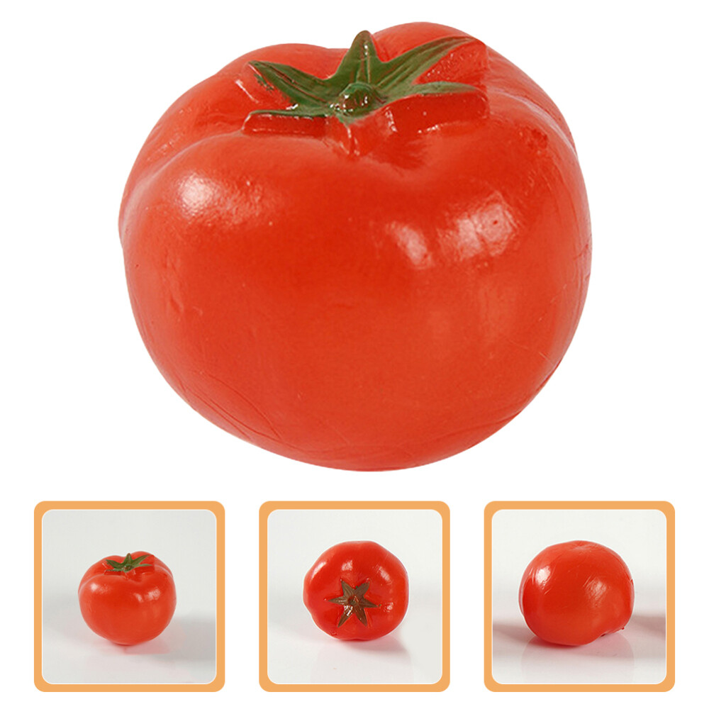5PCS Simulation Mini Tomato Props Artificial Tomato Models Tomato Mini Decor