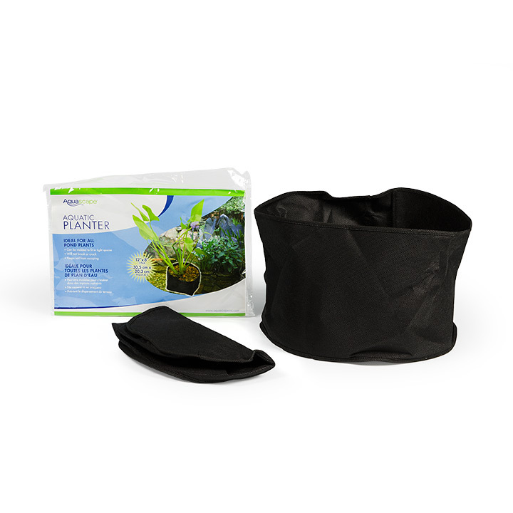 AQUASCAPE #98500 AQUATIC PLANTER – FABRIC PLANT POT 12″ X 8″ – 2 PACK