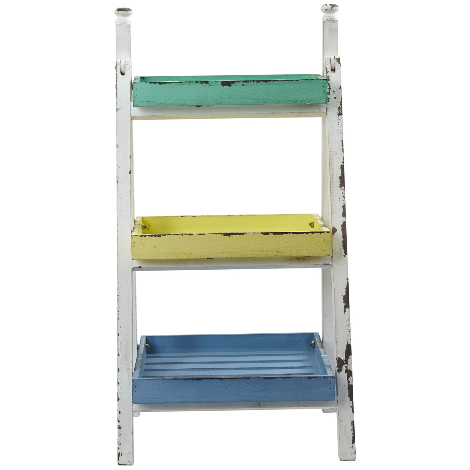 26.5″ Farmhouse Decorative Stand 3 Shelves Storage Display