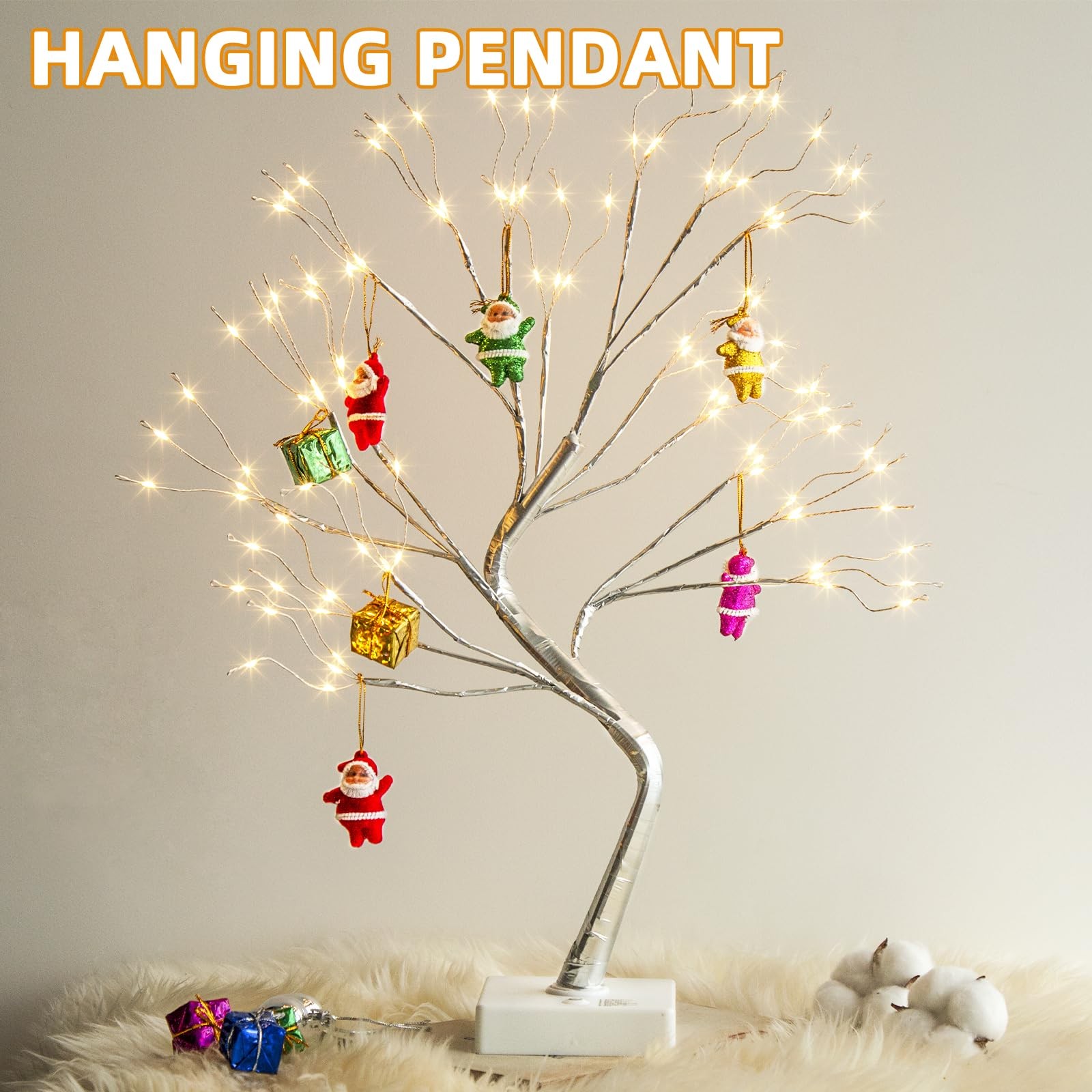 Fairy Light Tree, 108 LED Lighted Trees for Decoration Inside, Christmas Tree…