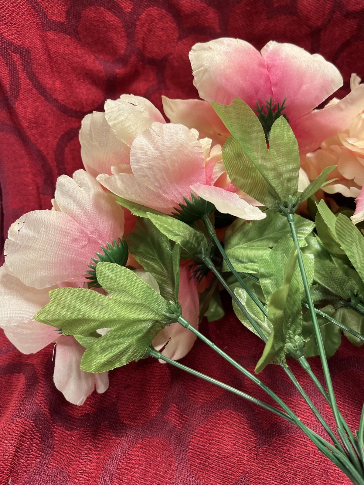 Silk Peony Artificial Fake Flowers Bunch Bouquet Home Wedding Party Decor – 9455