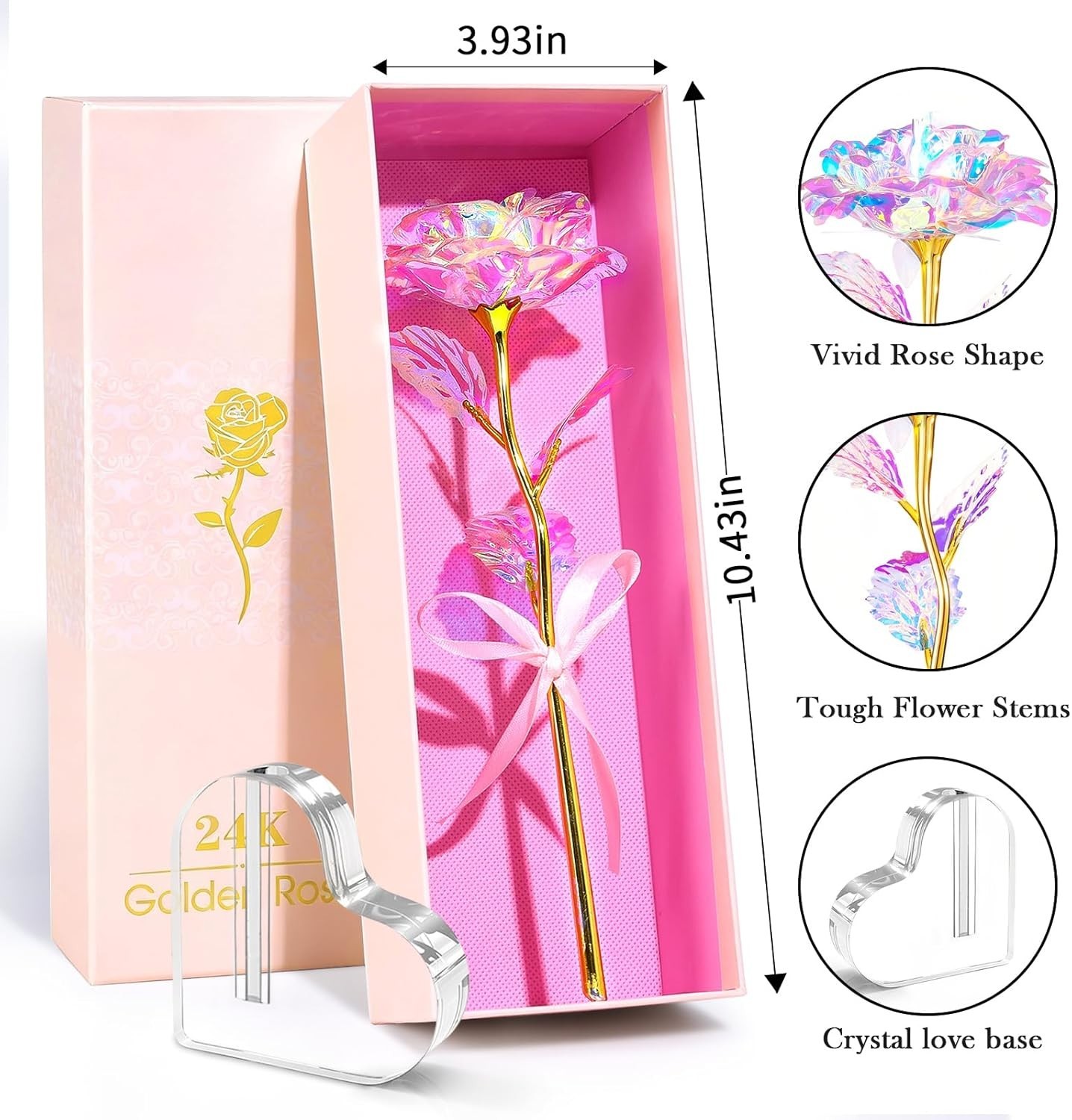 Mothers Day Mom Gifts for Women Grandma, Artificial Forever Birthday Flowers …