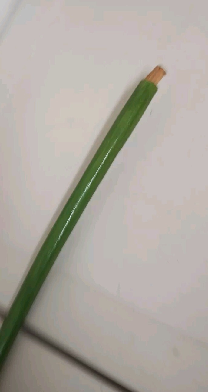 VTG Wood Tropical Flowers Long Stem 36″ Leaves Lot Of 13 Wooden Painted Carved