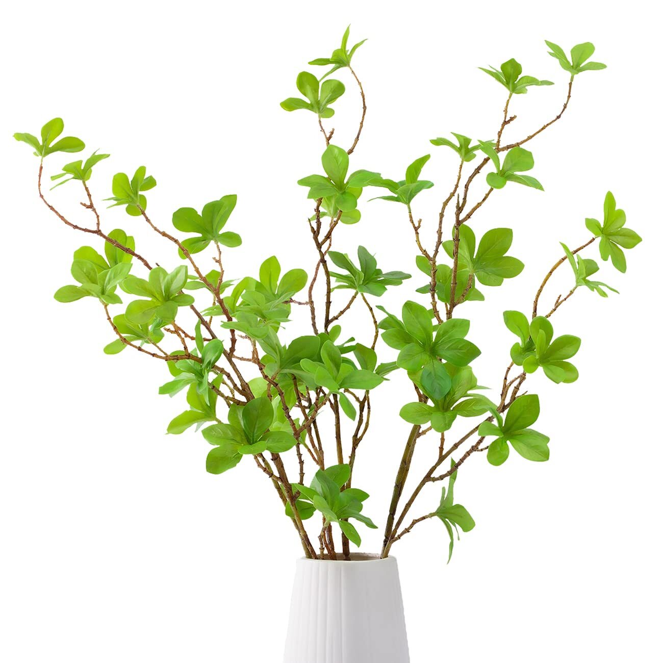 Artificial Greenery Stems Faux Branches with Leaves for Vase Fake Plants for …