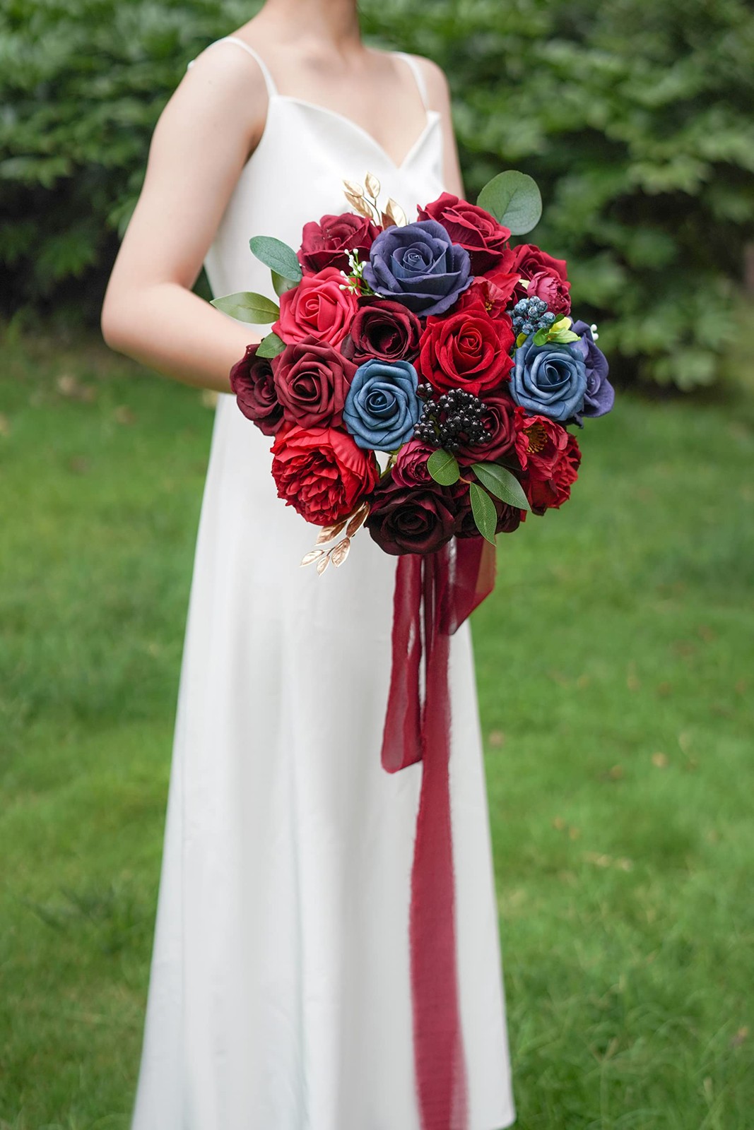 Artificial Flowers Wedding Flowers Combo for Silk Fake Flowers Roses for DIY …