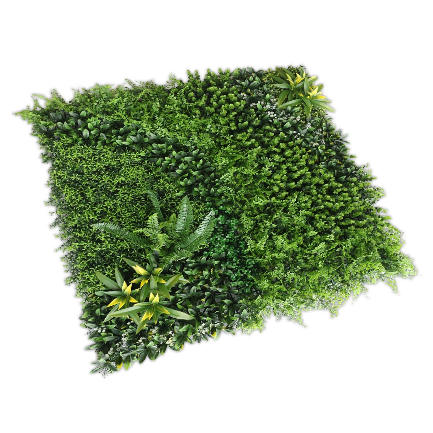 40″ Artificial Faux 3D Mix Leaves Wall Panel Fence Screen Home Outdoor Decor #03
