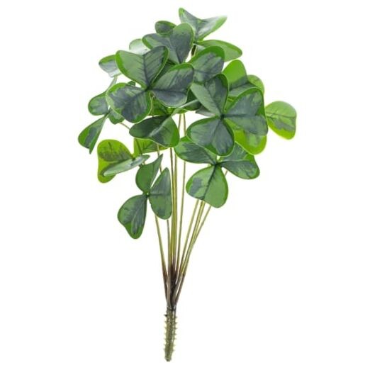 11 * 6 Inch Artificial Shamrock Plant, Faux Clover Greenery 26.00X16.00X3.00CM