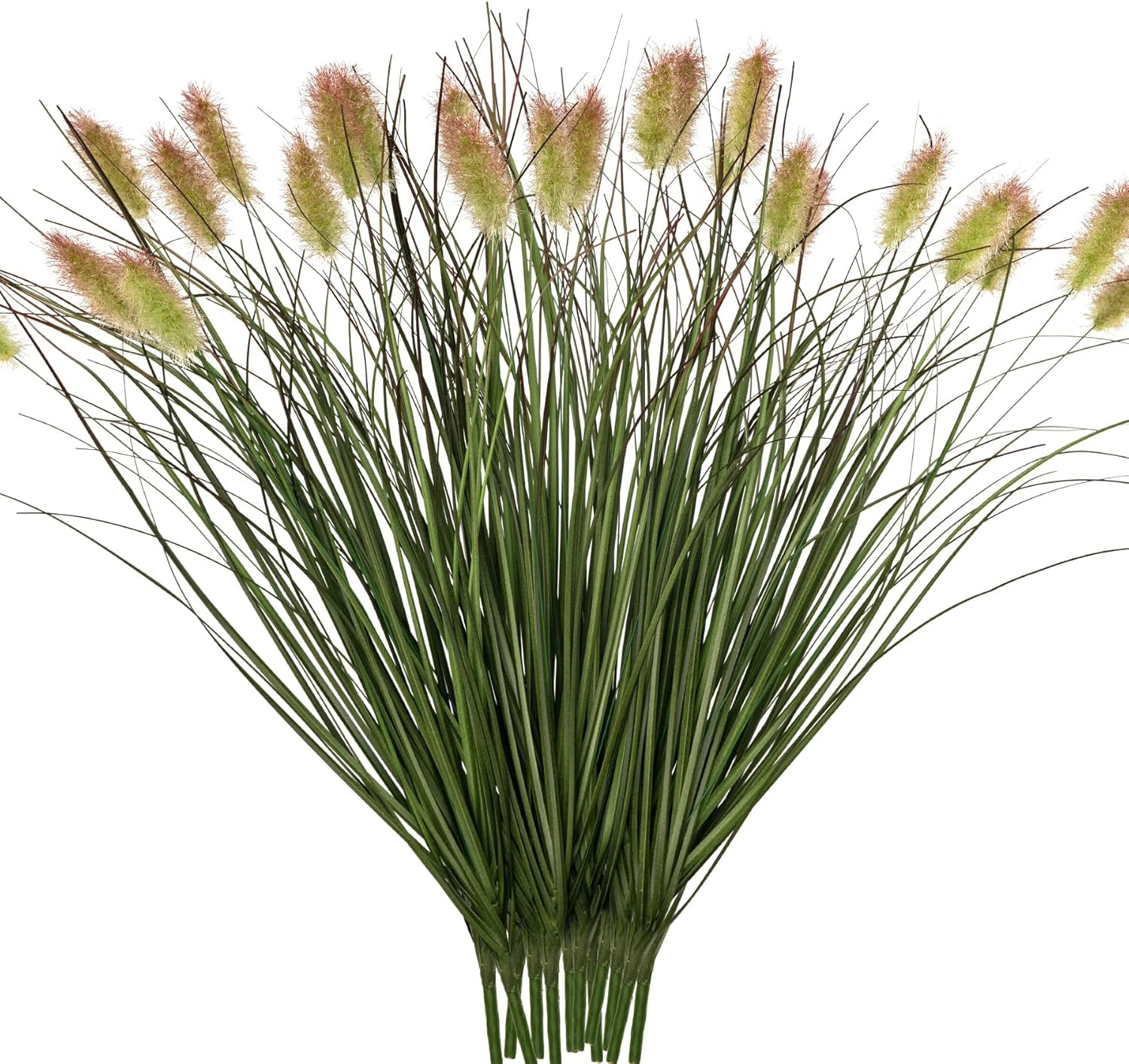 12PCS Artificial Grass & Shrubs – Lush Greenery for Indoor/Outdoor Decor