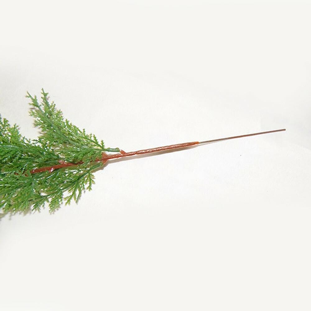 10* Artificial Pine Branches Flower DIY Fake Plants Christmas Tree Decor 42cm